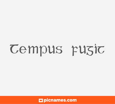 Tempus fugit